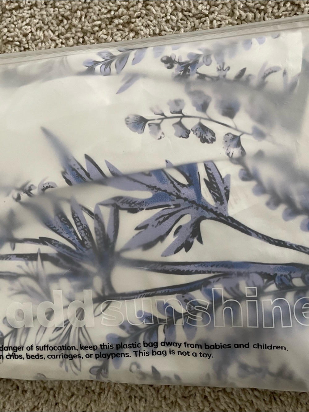 NWT Cupshe White Blue Floral Sleeveless Dress - Picture 7 of 11